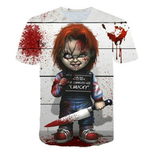 Load image into Gallery viewer, Latest fashion t shirt men/women terror Clown Stephen King's It 3D printing t-shirts Harajuku style tshirt streetwear tops
